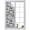 Black, variant on Green Weave Mesh Window Privacy Film, Modern Minimalist Abstract Frosted Glass Window Clings Static Cling UV Heat Blocking Reusable Door Sticker for Bathroom 17.7 x 39.3 Inch