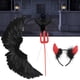 thumbnail image 4 of Accesorios de Alas de ángel ANGGREK Ala de ángel del Diablo de plumas Artificiales, 4 of 8