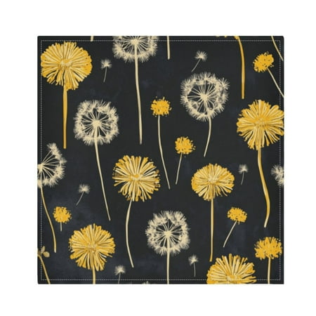

Napkin Satin Napkin 20*20Inchx6 Kitchen Towel Dinner Plate Towel Decorative Towel Napkin Tea Towel Suitable For Kitchen Table The Beautiful Dandelion4