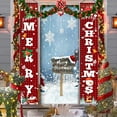 thumbnail image 2 of Christmas Door Cover Elastic,New Stretch Fabric,79in Funny Front Door Covers,Festive Party Home Decor, 2 of 4