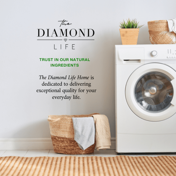 The Diamond Life Cashmere Laundry Detergent Powder, Gentle on Sensitive Skin, Stain Fighting, Peachwood & Patchouli, 32 oz