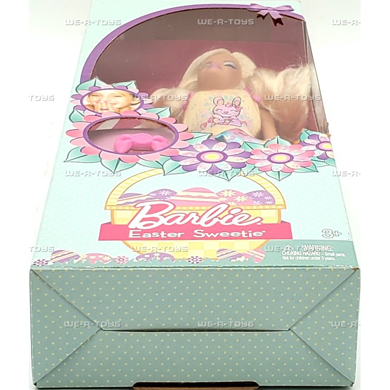 新品。アメリカで購入、バービー人形。イースター2012年。かわいい綺麗❤️ Barbie Easter Sweetie Doll 2012 Mattel Y7090 - Walmart.com