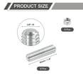 thumbnail image 2 of 3/8"-16 Fully Threaded Rod, 6Pack 304 Stainless Steel 1.6" Long Threaded Screw, 2 of 7