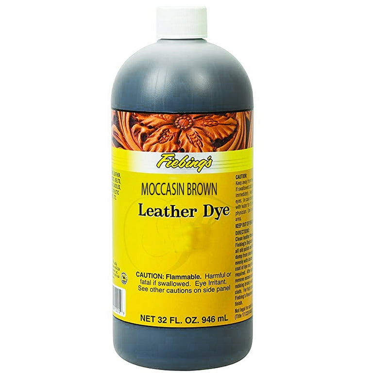 Fiebing's Leather Dye Moccasin Brown 32 oz.