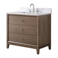 thumbnail image 5 of Vanity Art 36" Bathroom Vanity with Sink and Engineered Marble Top, Freestanding Storage Cabinet with 3 Drawers, 5 of 9