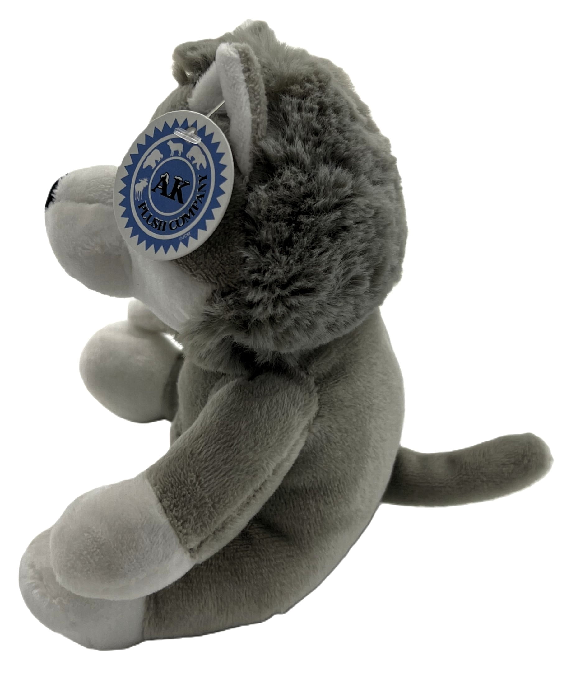 Alaskagift Ak Big Eye Wolf Plush 6 Inch