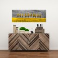 thumbnail image 2 of Arbres Jaunes dans un Champ - Toile 16"x48 Pouces - Impression à la Demande, 2 of 5