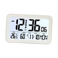 thumbnail image 3 of DOLITY Digital Alarm Clock Practical Backlight Desk Clock for Cafe Shop Living Room H180 white, 3 of 8
