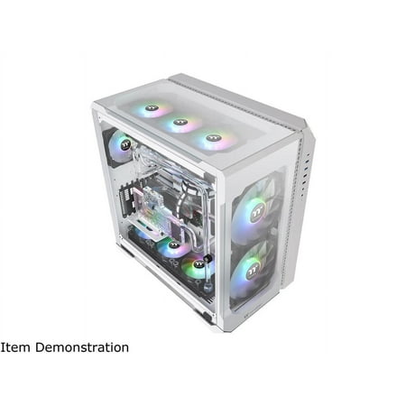Thermaltake - View 51 Tempered Glass ARGB Full Tower Case - White