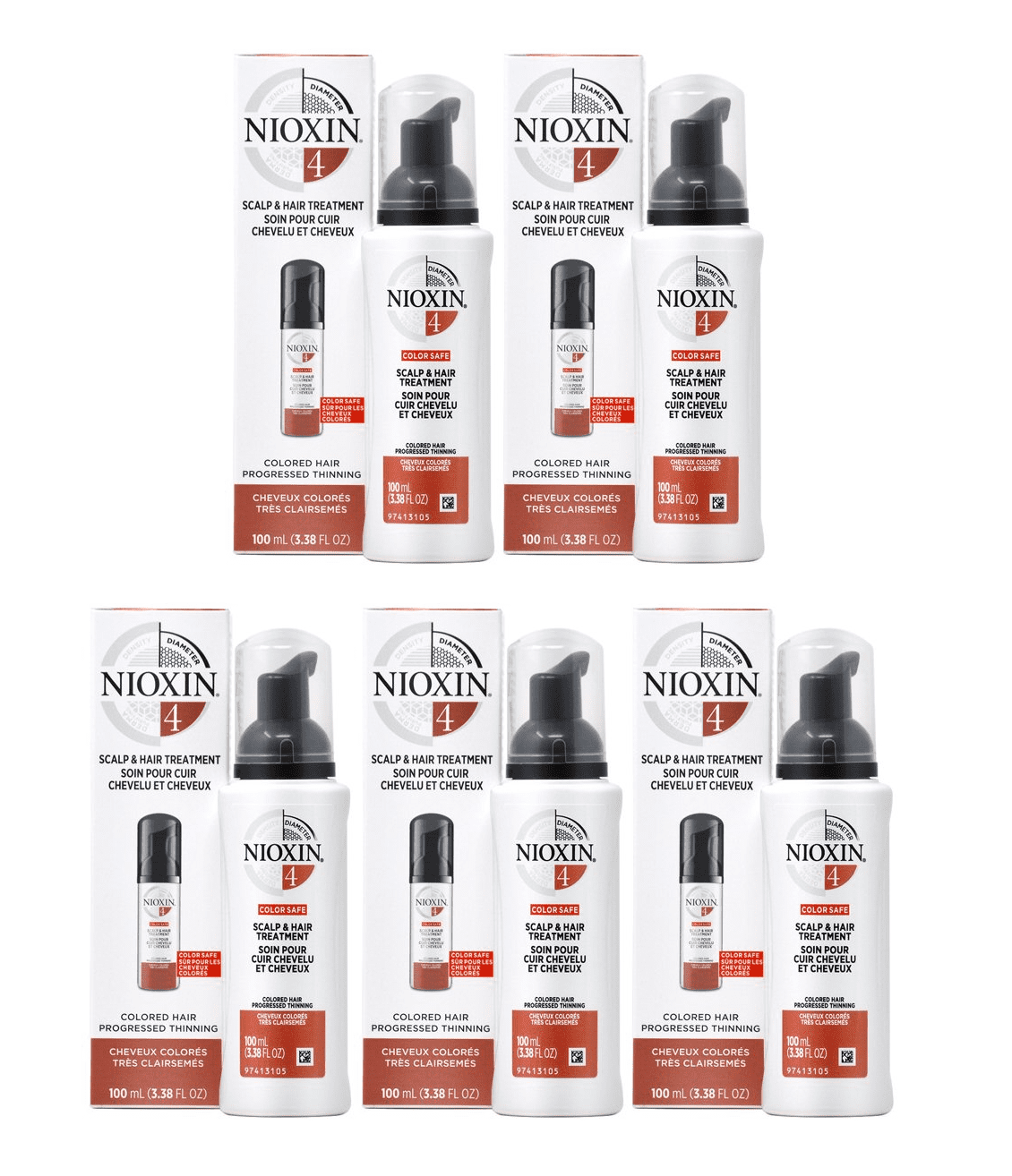 Nioxin Diameter System 4 Scalp & Hair Treatment (colored Hair, Progressed Thinning, Color Safe