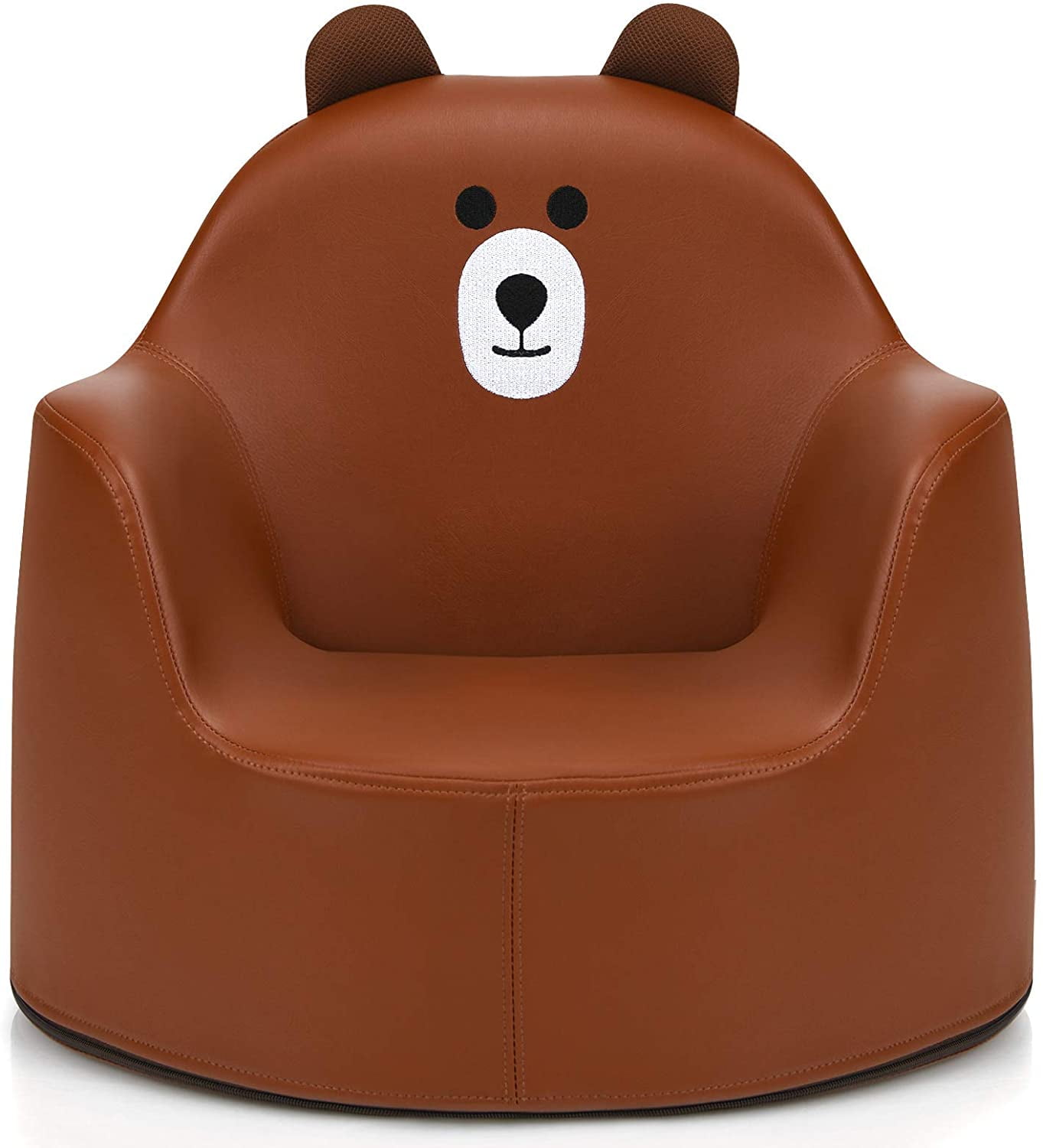 Cartoon Armchair w//Integrated Foam /& PU Surface Chicken 3 Years Costzon Kids Sofa Lightweight Toddler Furniture Toy for Baby Boys /& Girls Gift Age 9 Months Children Upholstered Chair Seat