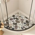 thumbnail image 3 of Corner Shower Mat Non Slip Bath Mat PVC Loofah Shower Floor Mats For Showers Bathmat With Drain Holes Anti Slip Shower Mat For Bathroom Floor Tub Elderly/ Bathroom Mat H, 3 of 3