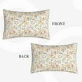 thumbnail image 4 of Naloa Floral1 Pillowcase, Throw Pillowcase, Wrinkle-Free, Stain-Resistant with Hidden Zipper for Bedroom Sofa - 14"x20", 4 of 9