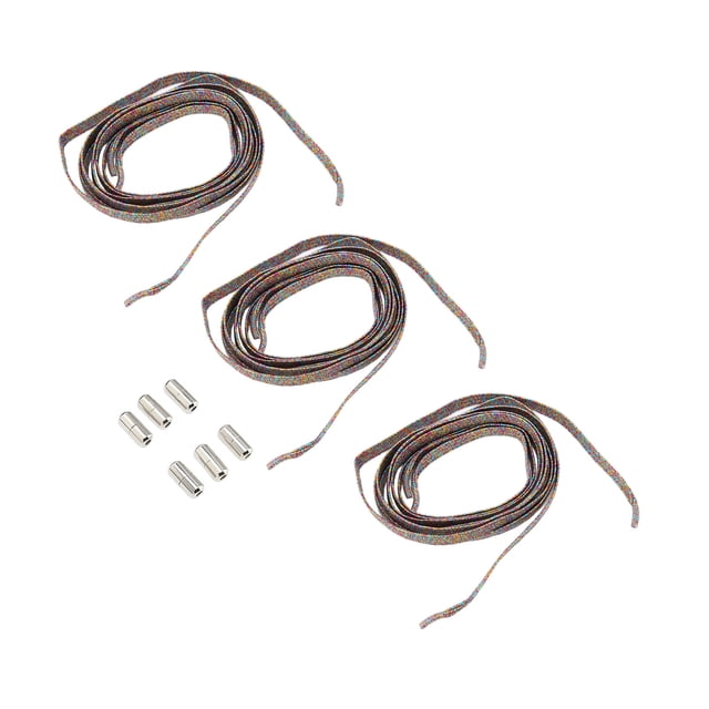 Tieless Shoe Laces, Nylon Tieless Elastic Shoe Laces 3 Sets Prevent Loosen For Daily Use #1
