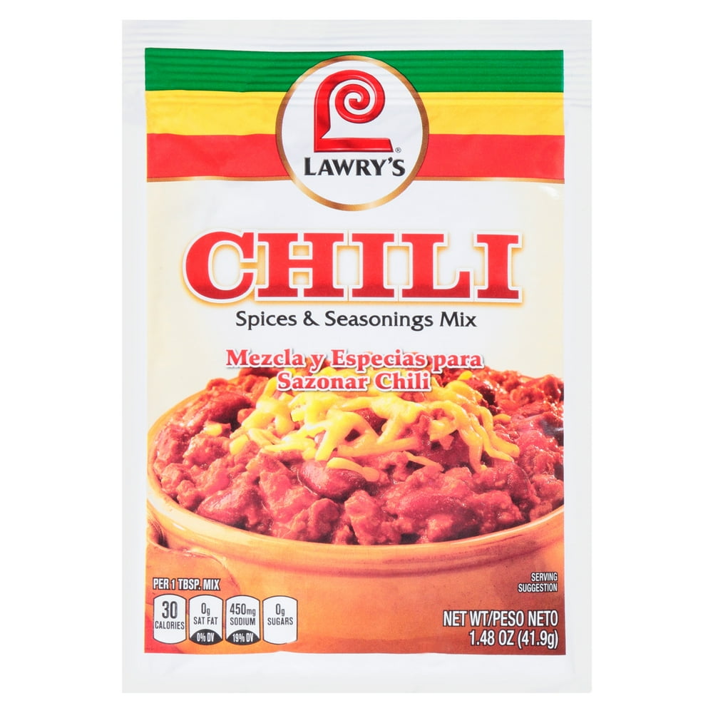 Lawry's Chili Spices & Seasonings Mix, 1.48 oz