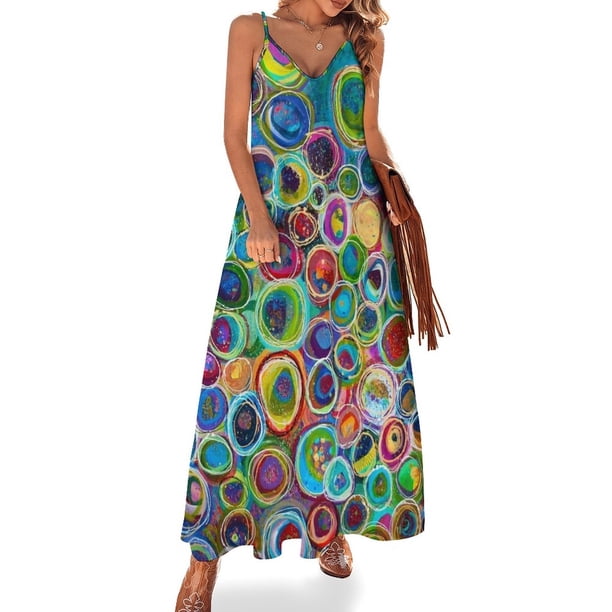 Descubra todos los tesoros del mundo Vestido sin mangas Vestidos de manga larga Vestido largo Mujer Tendencia de ropa de verano para mujer 2024