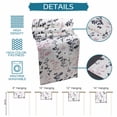 thumbnail image 6 of Grey Pink Botanical Table Runner 72 Inches, Watercolor Spring Floral Summer Leaf Bed Runner Dresser Scarves Tabletop for Indoor Outdoor Parties/Ceremony/Banquet, 13" x 72", 6 of 8
