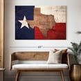 thumbnail image 3 of Elephant Stock State Map Over Texas Flag Wall Art - Horizontal Canvas Wall Art - Living Room Wall Decor - Flags Canvas - Beige And Blue Decor - 51" x 34", 3 of 8