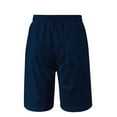 thumbnail image 4 of Mens Shorts Clothing Under $10 New Style Solid Color Casual Fashion With Pockets Lacing Waist Short Pants, 4 of 6