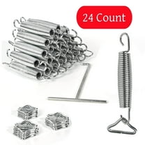 Gomok Trampoline Springs, 24 Pcs Heavy-Duty Galvanized Steel Replacement Trampoline Springs, 5.5''