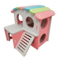 thumbnail image 2 of Walbest Hamster Pets Hiding Place,Hamster Hiding House, Snail House,Ladder,Seesaw Suitable for Gerbils,Purple Mouse Chewing Toys,Hamster Cage Accessories, 2 of 8
