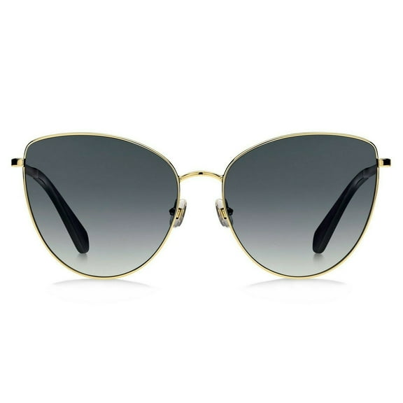 KATE SPADE-DULCE/G/S 0807/9O Cateye Sunglasses Black Dark Gray Gradient