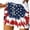B, variant on Taqqpue 4th July Patriotic Shorts for Women's American USA Flag Printed Shorts Lightweight Elastic Waist Drawstring Summer Casual Shorts