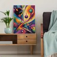 thumbnail image 5 of Geometric Abstract Dog Portrait Canvas Print Wall Decor for Living Room Bedroom Office Apartment Cafe, 5 of 8