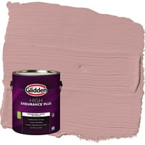 Glidden HEP Pepperberry / Pink Flat Interior Paint with Primer, 1 Gallon