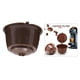 thumbnail image 1 of Filtros de Café Reutilizables Perfecl Cápsulas Recargables para Cafetera Gusto Taza Marrón, 1 of 8