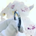 thumbnail image 3 of 3MM Comfort Fit Titanium Wedding Band Classic Flat Ring (Size 5 to 12), 3 of 3