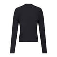 thumbnail image 3 of FAIWAD Womens Turtleneck Sweater Long Sleeve Slim Fitted Ribbed Knit Sweater Casual Solid Color Basic Knitwear, 3 of 8