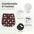 thumbnail image 4 of Vsdgher Turkey And Thanksgiving Athletic Shorts for Women, Women's Running Double Layer Shorts, High Waisted Yoga Shorts, Workout Athletic Shorts-XX-Large, 4 of 7