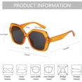thumbnail image 5 of Retro  Hexagonal Sunglasses for Women  UV400 Protection, 5 of 6