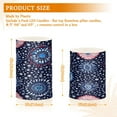 thumbnail image 6 of Yayeee Flameless Candles with Remote Flickering Battery Operated Multi Color Changing, Blue Fireworks Pattern, 6 of 7