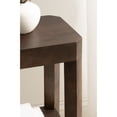 thumbnail image 3 of Kate and Laurel Talcott Modern Rectangle Wood Side Table, 16 x 10 x 25, Dark Brown, Transitional Decorative Two-Tier End Table for Use as a Bedroom Nightstand or Living Room Accent, 3 of 8