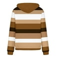 thumbnail image 5 of GigrtiJin Women's Striped Hooded Sweatshirt Long Sleeves Casual Pullover Loose Sweatshirts Tops with Pockets, 5 of 6