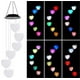 thumbnail image 4 of Lámpara colgante LED de luz de campana de viento alimentada por energía solar | Decoración de patio de jardín al aire libre que cambia de color | Campanas de cristal | Ahorro de energía, 4 of 4
