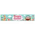 thumbnail image 2 of LUUFILx Easter Celebration Party Decoration Happy Easter Banner Background with Colorful Bunnies Eggs Spring Backdrop for Photography Props Festive Decor, 2 of 8