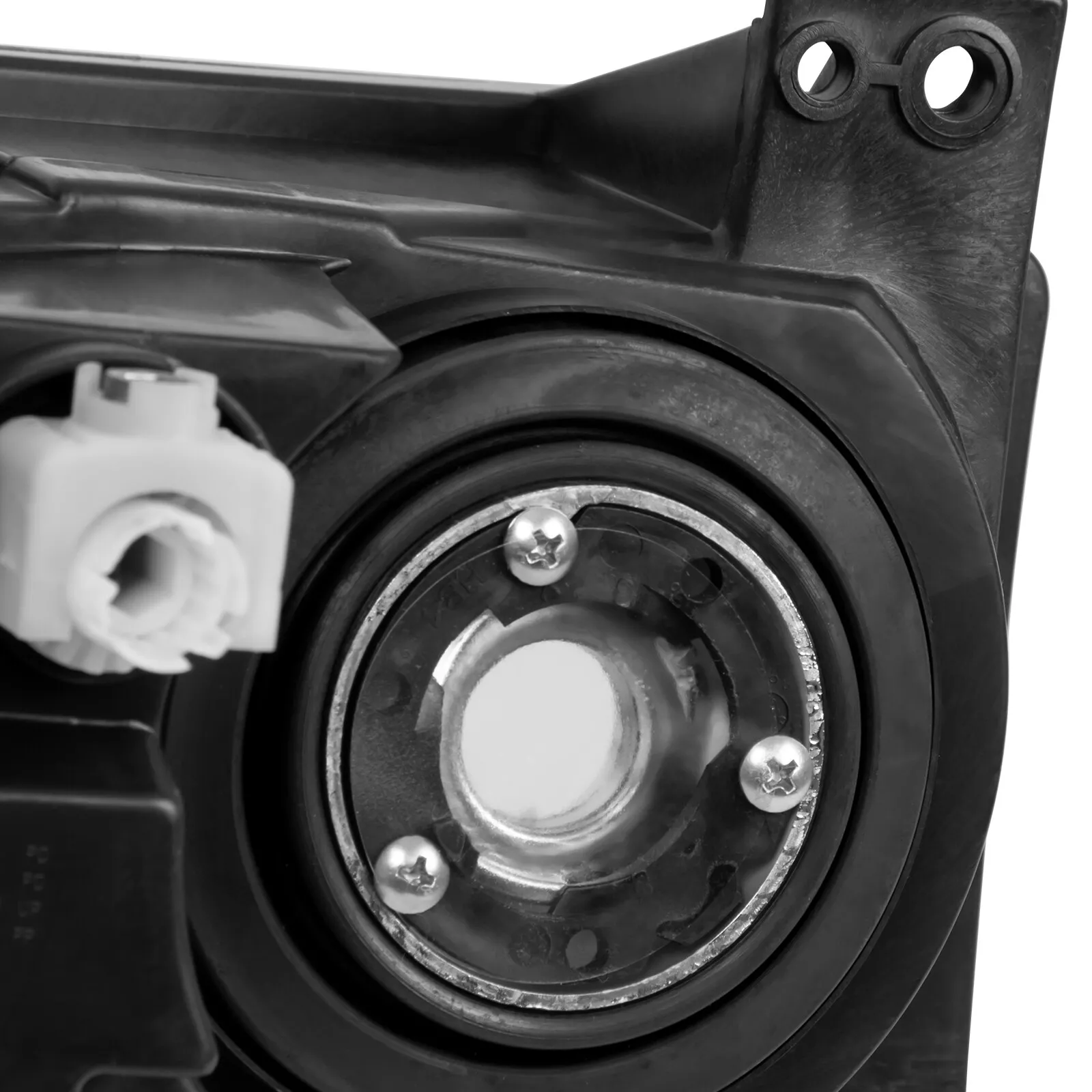MOSTPLUS Pair Black Housing Headlight Halogen Lamps for 2005-2010 Chrysler 300 2.7L 3.5L