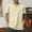 Beige, variant on YLSDY Fashion Mens Cotton Henley Shirts Collarless Short Sleeve Button Down Shirt Lightweight Breathable Golf Athletic Work Tshirts Army Green XXXL