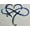 Dark Blue, variant on Eternal Wrought Iron Decoration Indoor Ornaments Metal Wall Decoration Infinitys Heart-Steel Wall Decor Metal Wall Art 25*30cm