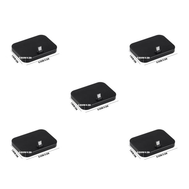 Inteprter Teléfono móvil Escritorio Micro Soporte Soporte Teléfono celular Usb -C Estación de acoplamiento de carga para teléfono Type8 NO8