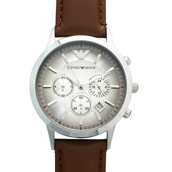 Emporio Armani Quartz White Dial Stainless Steel Men's Watch AR2471