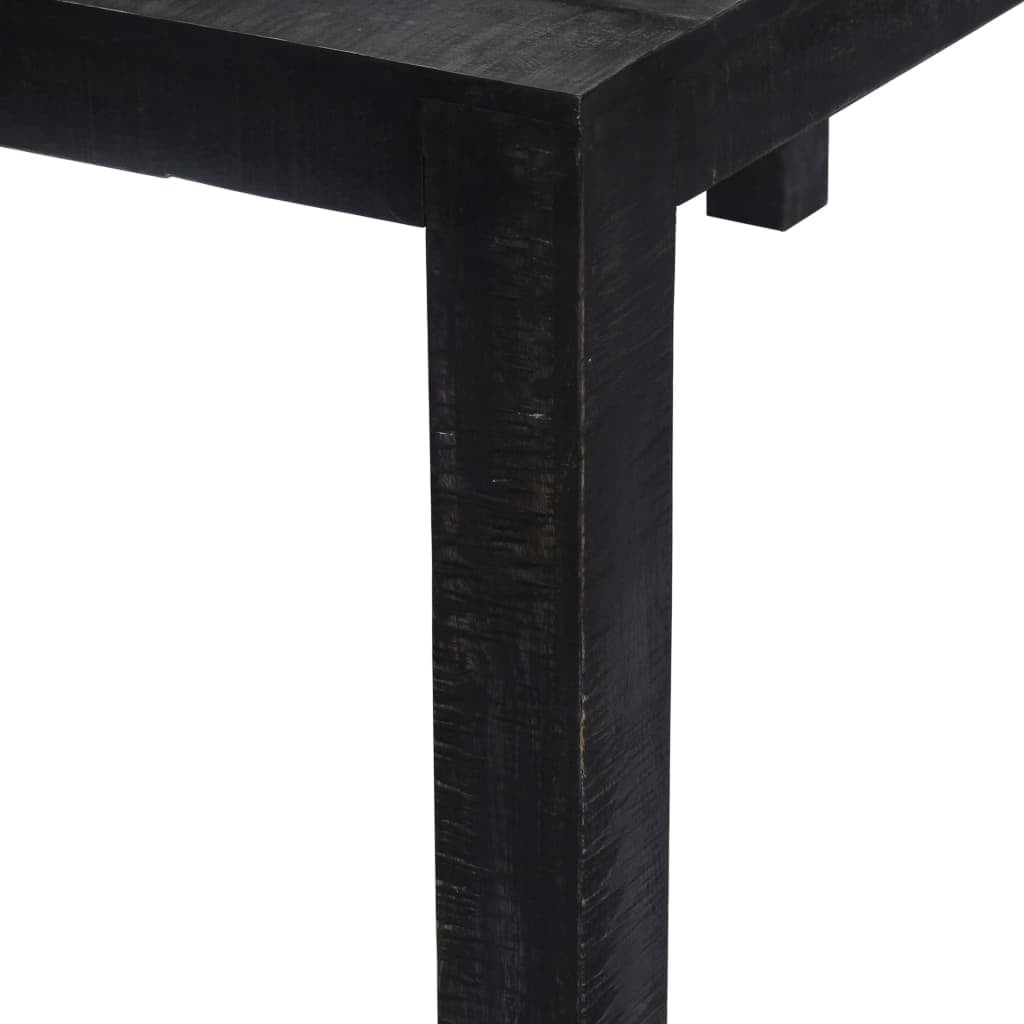 Kepooman Wood Dining Table for Kitchen, Black Kepooman Wood Dining Table for Kitchen, Black