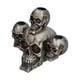 thumbnail image 3 of Decoración de calavera de resina, candelabro de calavera de resina, suministros médicos de Halloween, decoración del hogar, rendimiento probado, 3 of 9