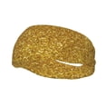 thumbnail image 2 of Uemuo Gold Glitter Printed Sports Headbands for Men Women,Moisture Wicking Workout Headband, Sweatband Headbands,Non-slip Workout Gym Yoga Headband, 2 of 9