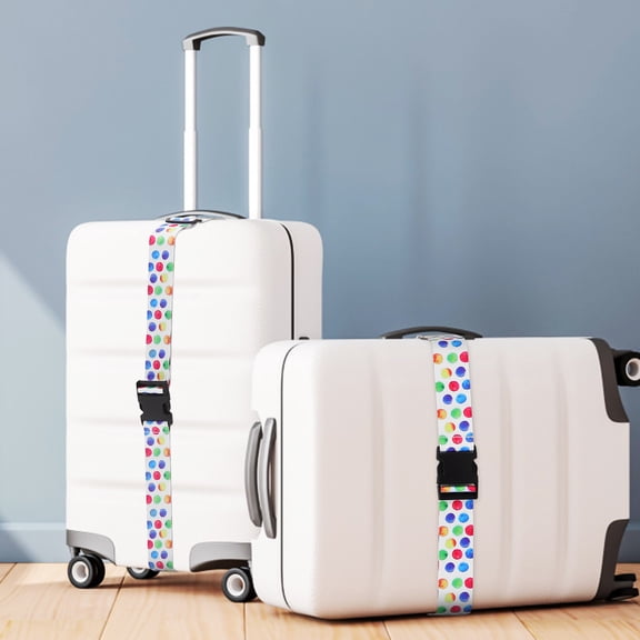 IBASETOY Travel Luggage Strap Luggage Strap Multi-colored 1 Set for Backpacks
