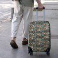 thumbnail image 3 of Multicolor Bigfoot and Text Pattern Luggage Cover Fashion Suitcase Cover Baggage Covers Fit 25-28 Inch Luggage (Go Travel), 3 of 5