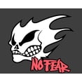 thumbnail image 4 of No Fear Fire Skull Logo Adult Charcoal Crew Neck Short Sleeve Tee-Small, 4 of 4